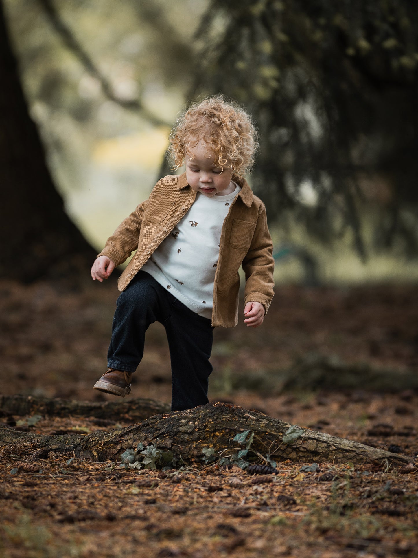 Autumn print long sleeve t-shirt